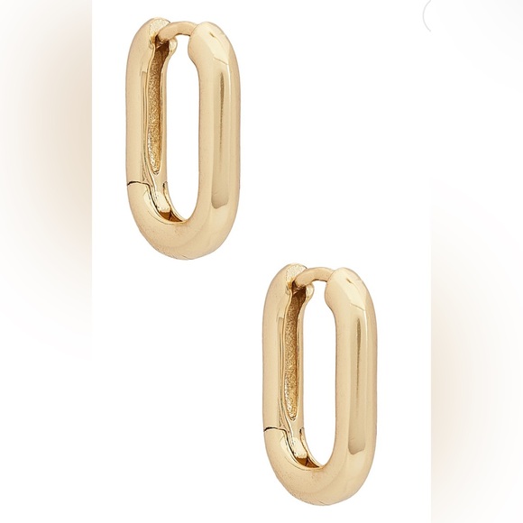 Shashi Cosmo Huggie in Gold - Picture 2 of 4